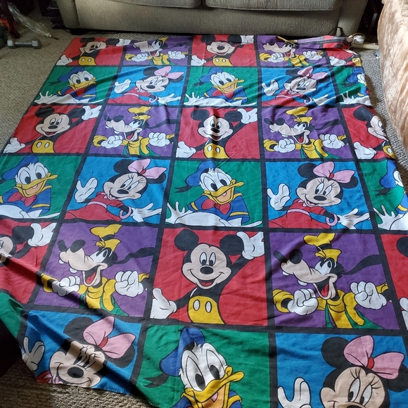 Mickey Mouse Friends Vintage Double Bed Sheet Set - Picture 3 of 16